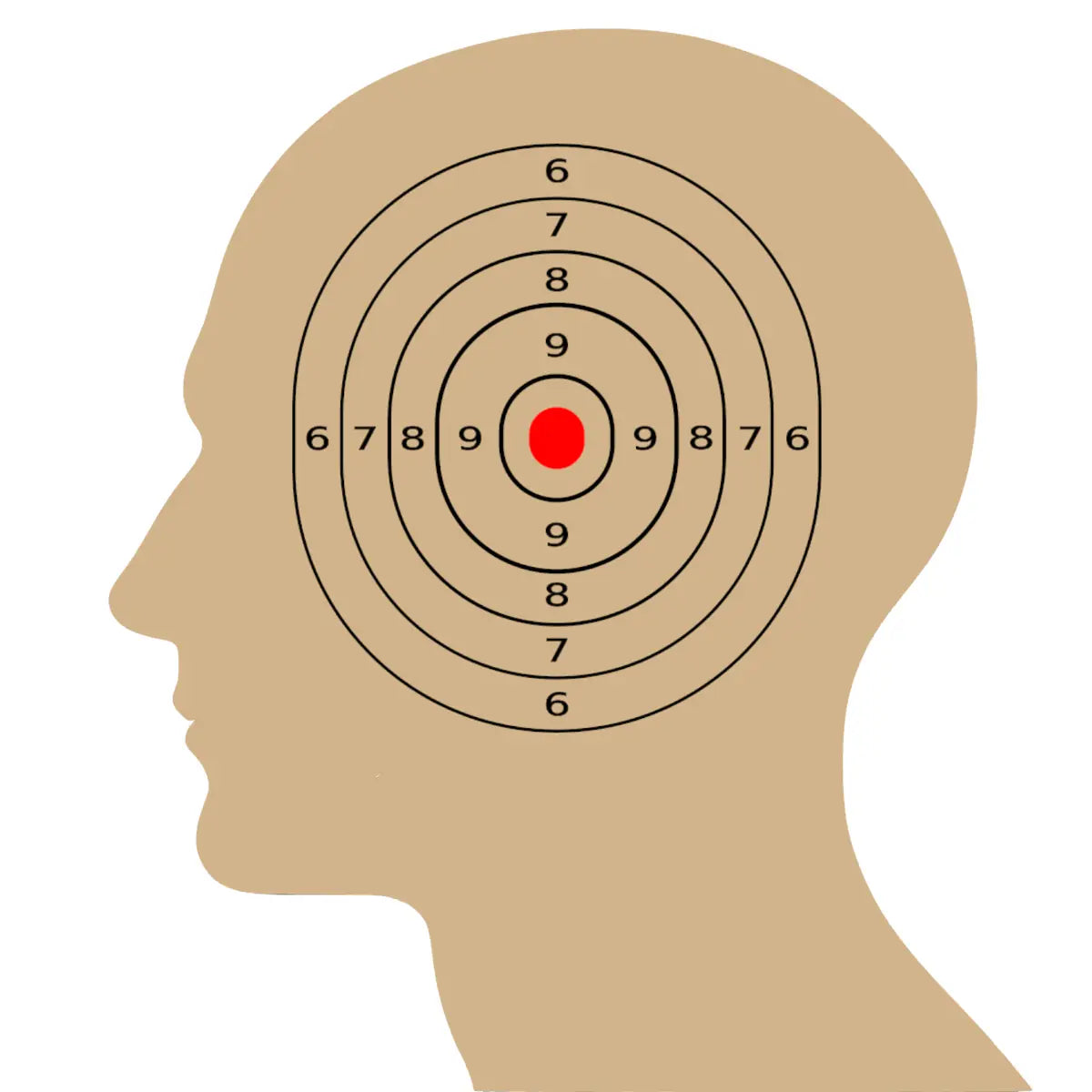 Silhouette Target 85 - Printable Shooting Target