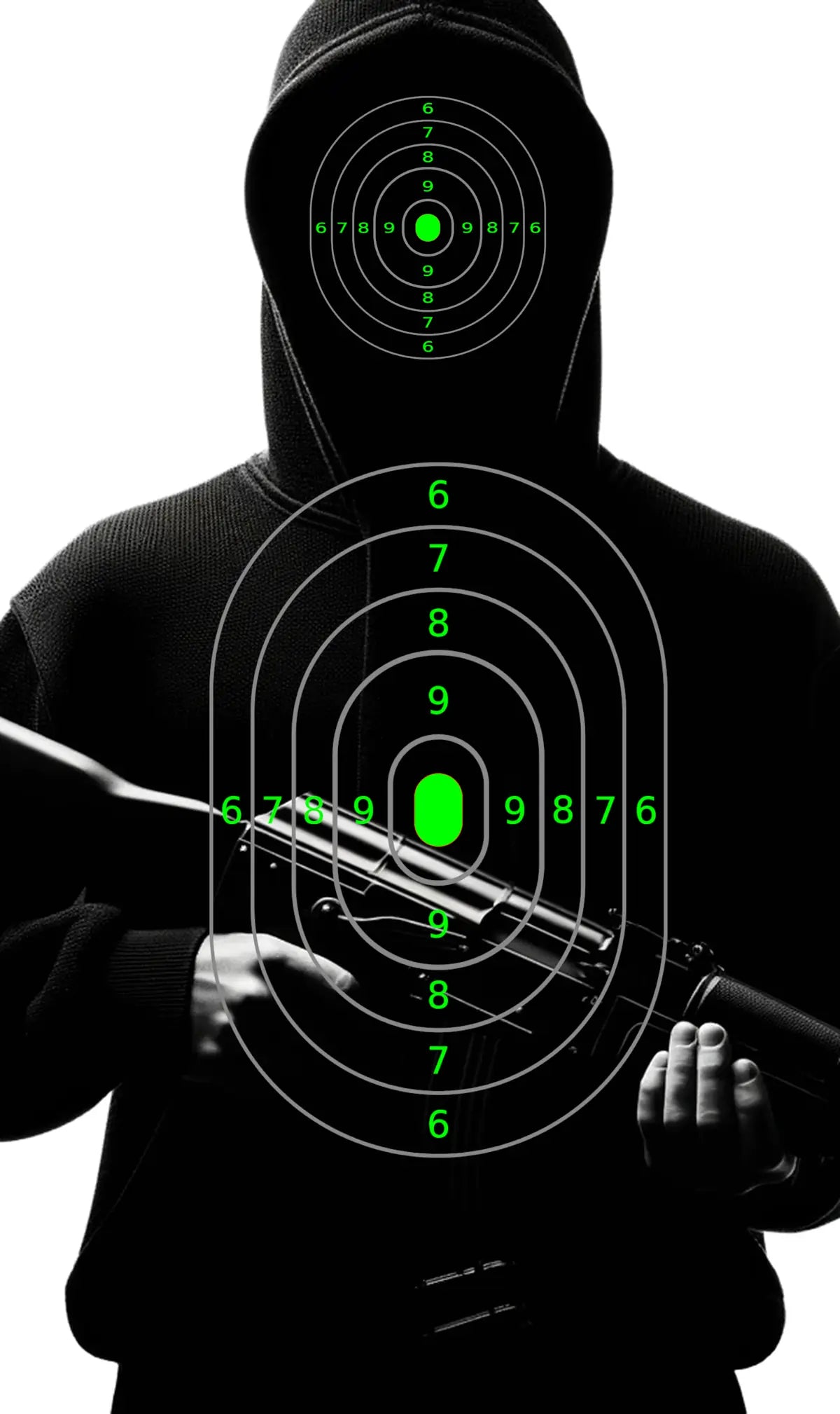 Silhouette Target 96 - Printable Shooting Target