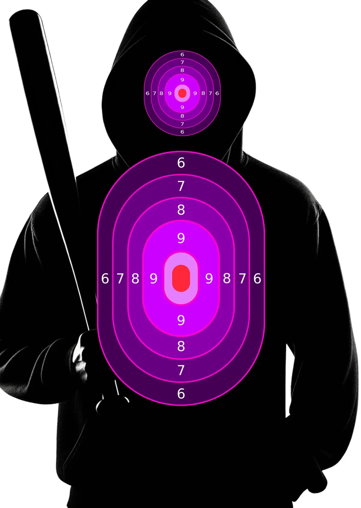 Silhouette Target 99 - Printable Shooting Target