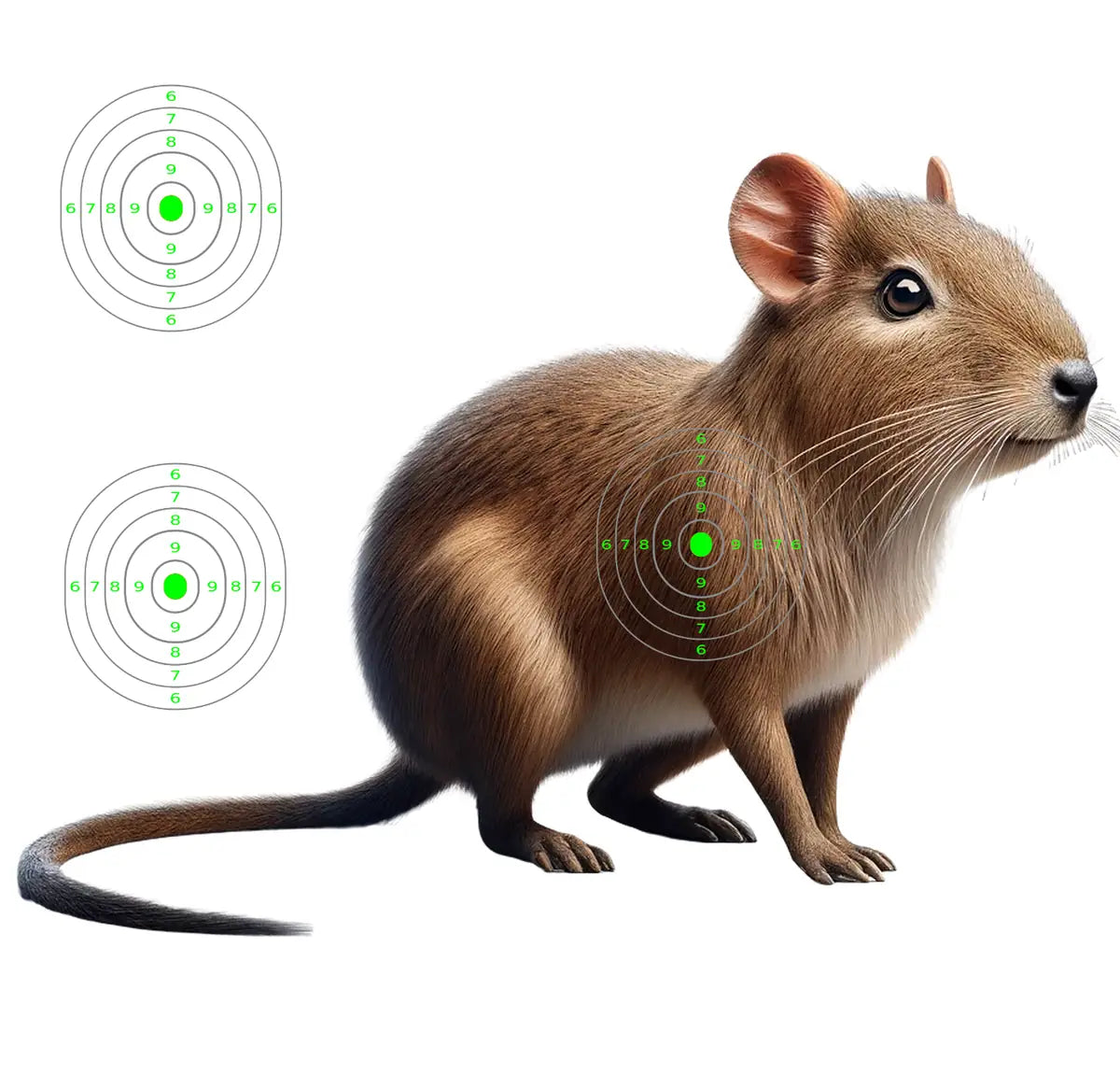 South American Agouti Target 15 - Printable Shooting Target