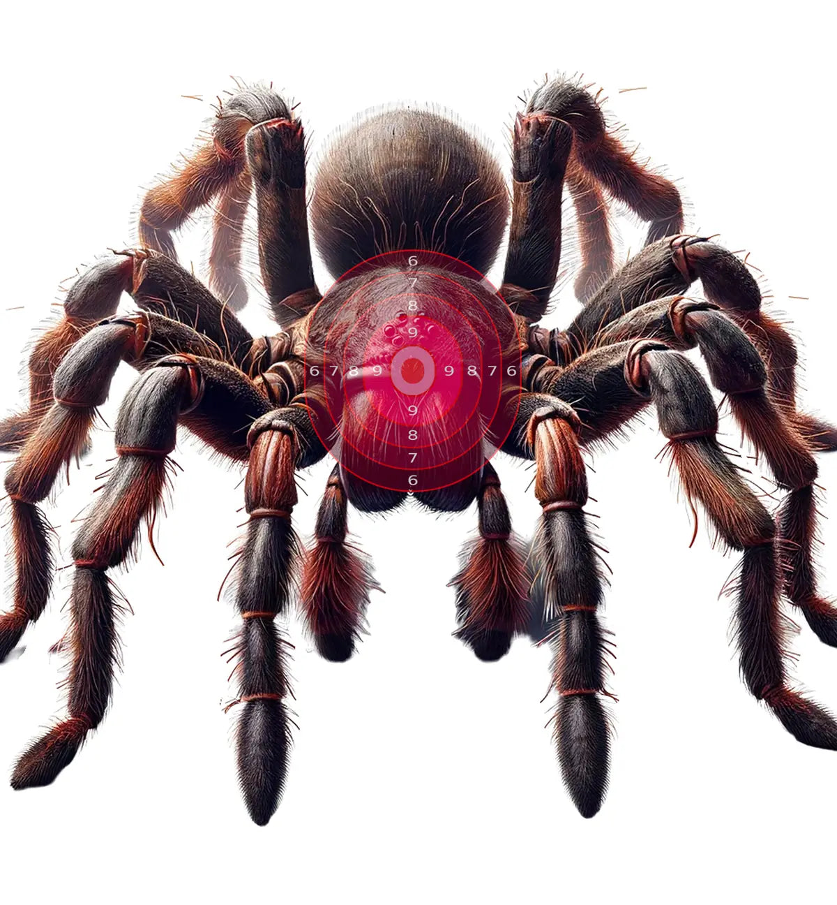 South American Brazilian Wandering Spider Target 39 - Printable Shooting Target