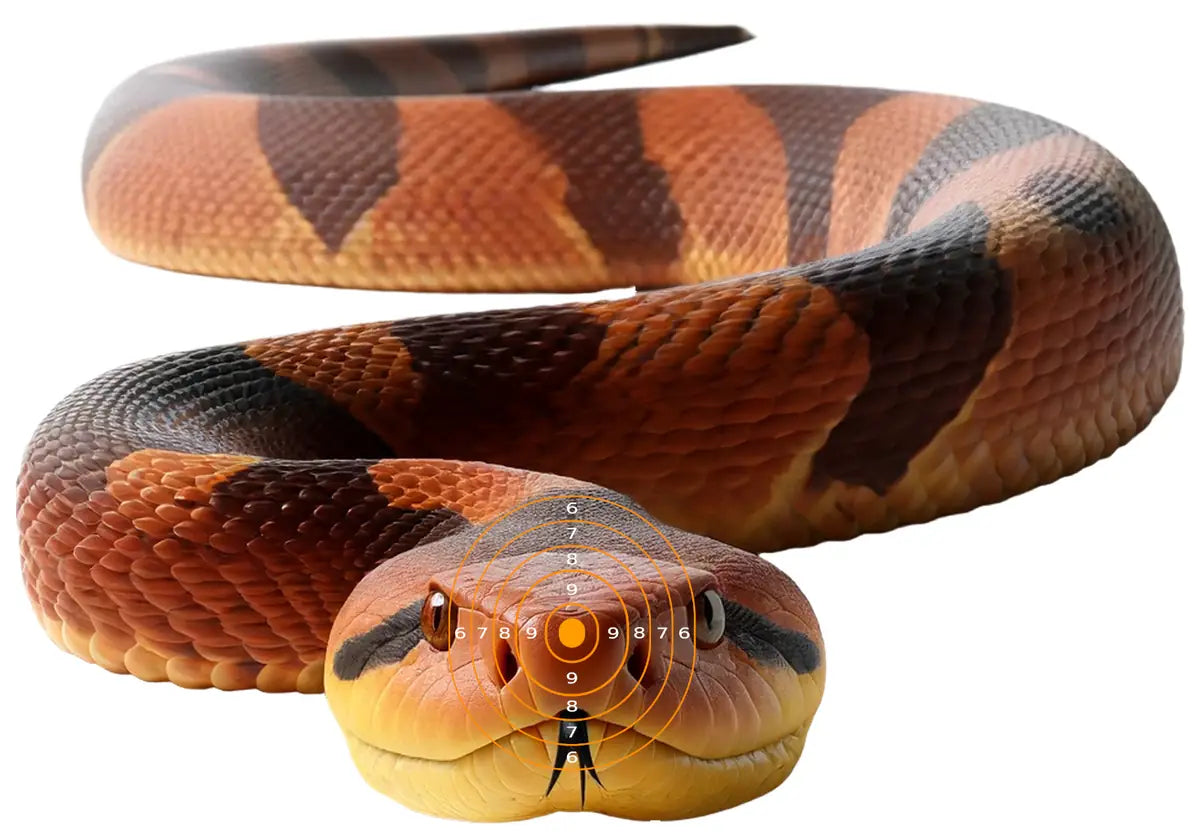 South American Bushmaster Snake Target 12 - Printable Shooting Target