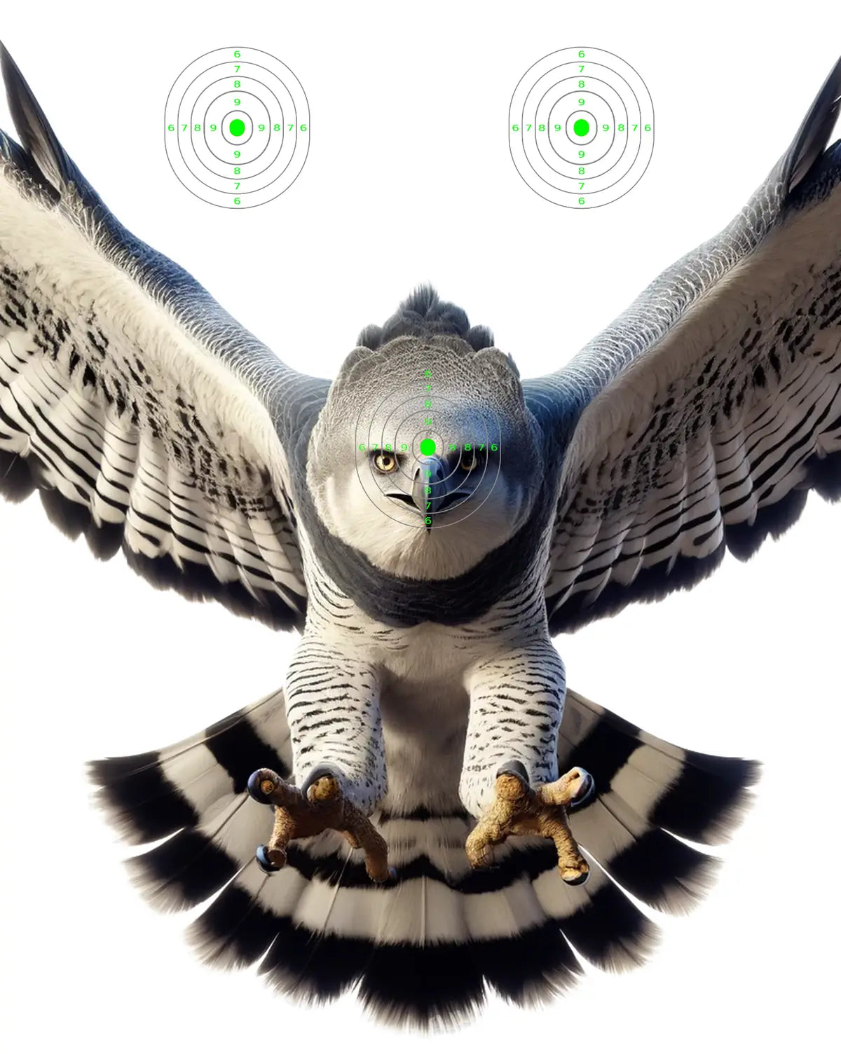 South American Harpy Eagle Target 38 - Printable Shooting Target