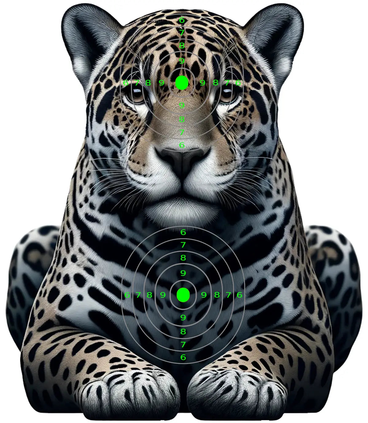 South American Jaguar Target 14 - Printable Shooting Target