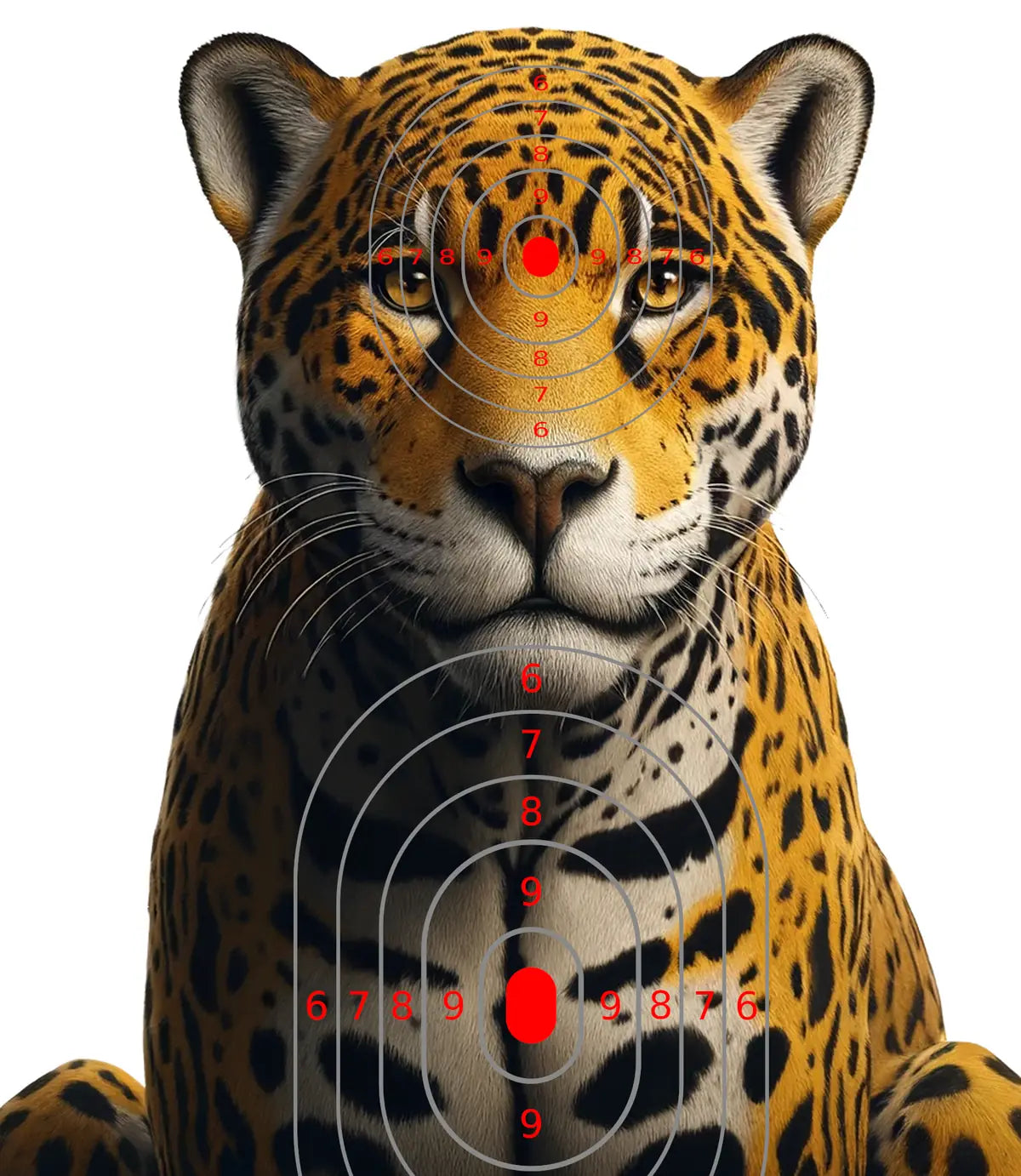 South American Jaguar Target 27 - Printable Shooting Target