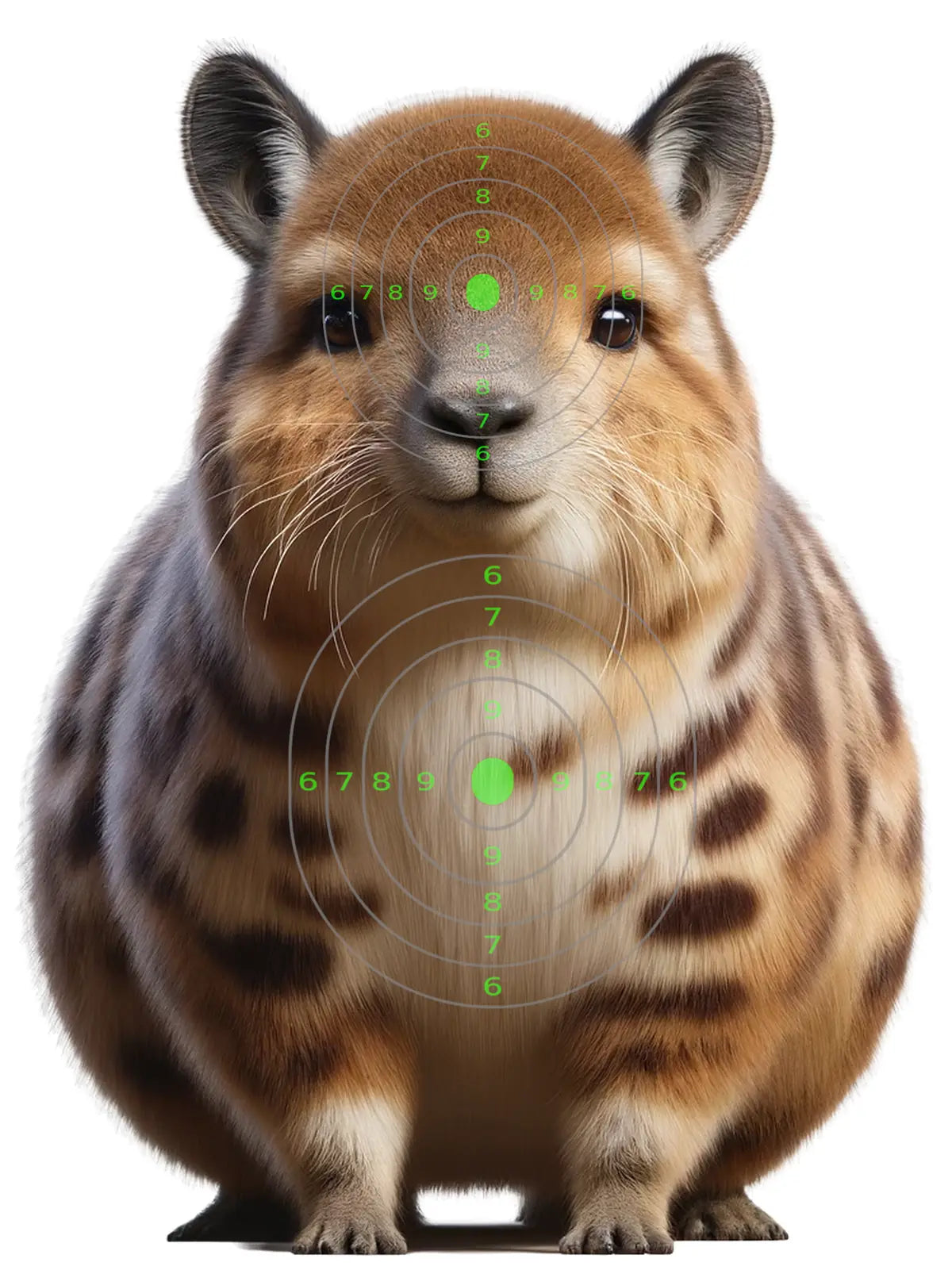 South American Paca Target 11 - Printable Shooting Target